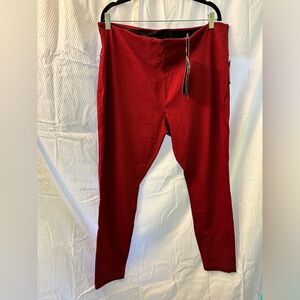 NWT Lysee ruby red denim leggings size 2X